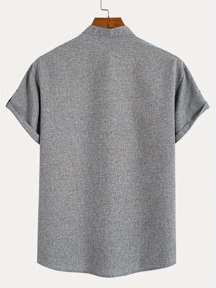 Zalecta | Moderne Polo met Opstaande Kraag