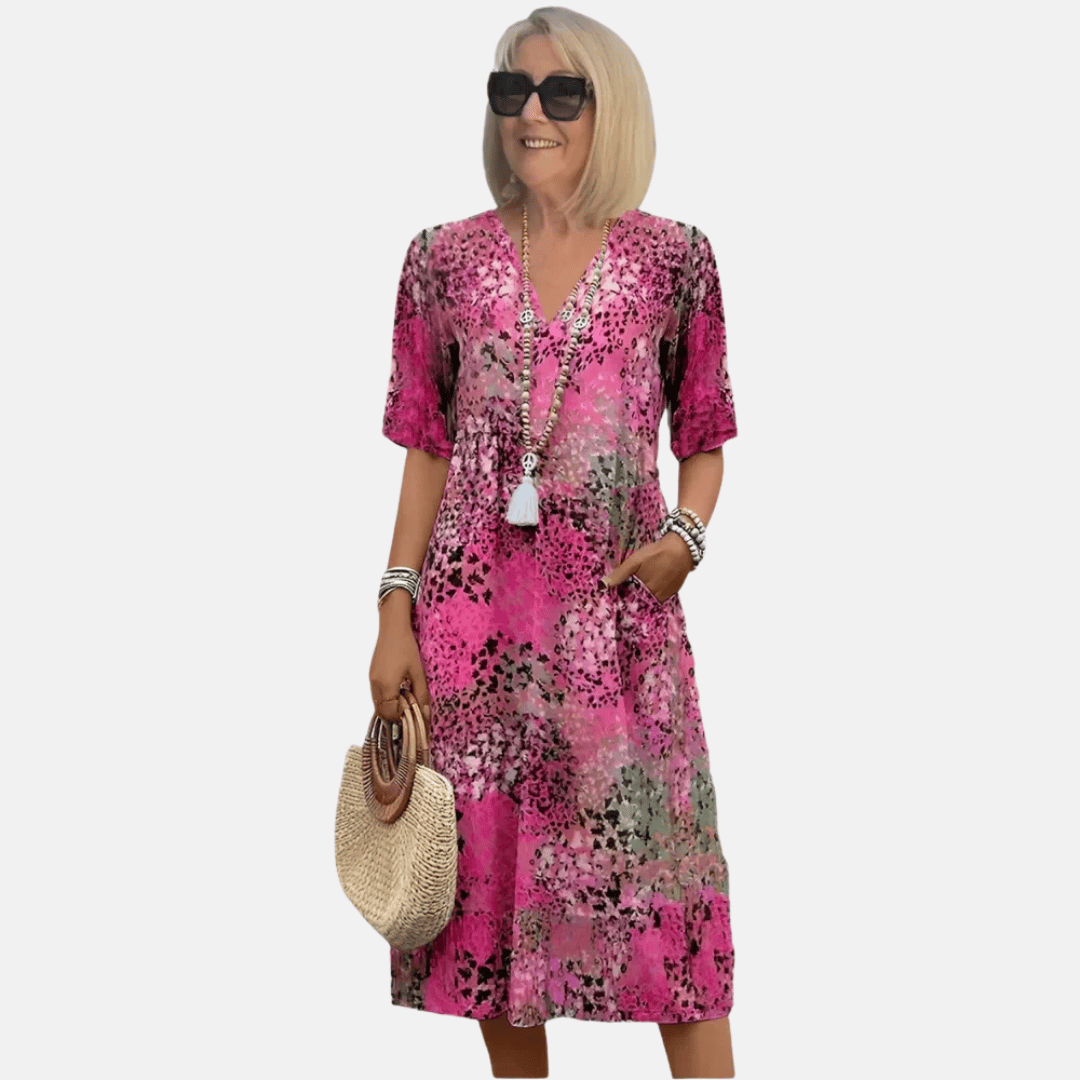 Losse zomerse Comfortabel jurk