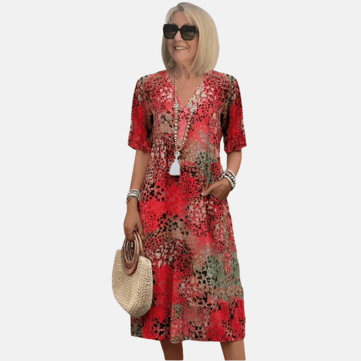 Losse zomerse Comfortabel jurk
