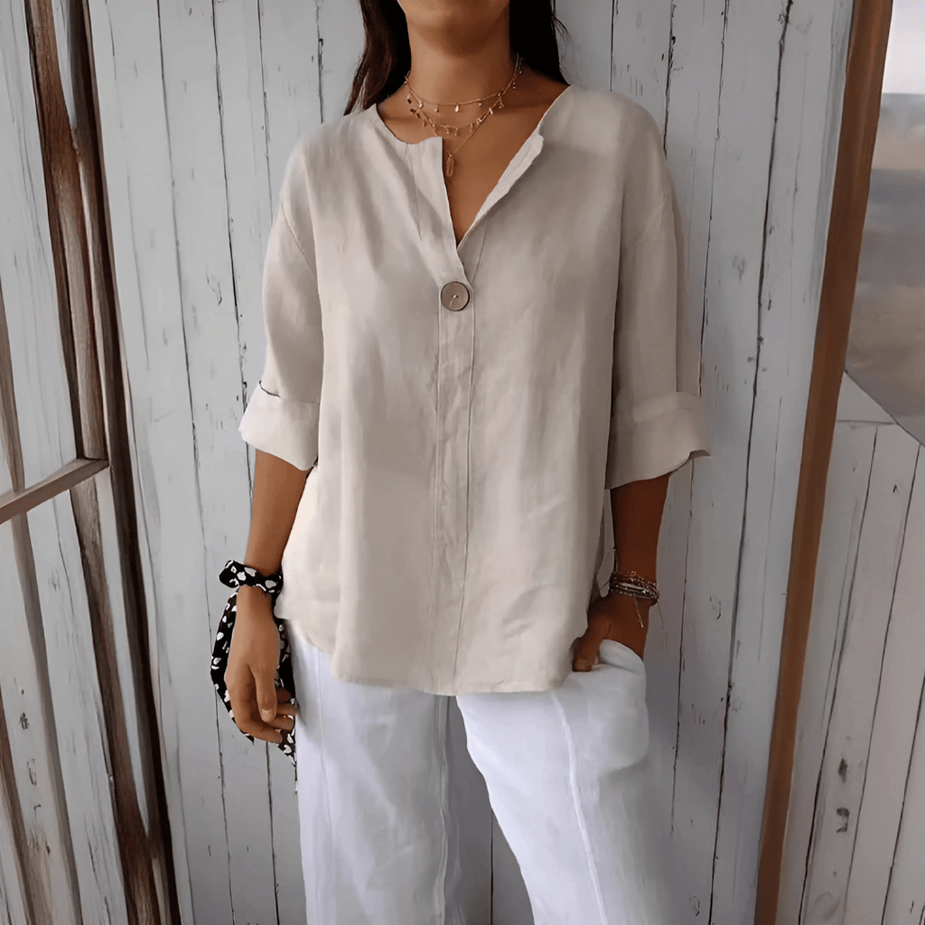 Losse zomerblouse voor dames