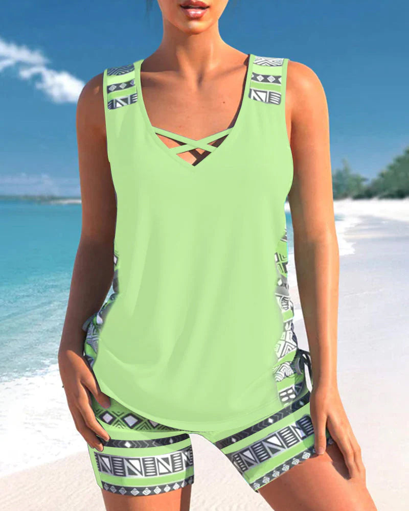 Tankini Badpak Dames
