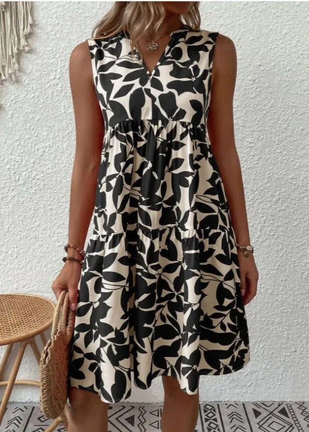 Elsie – Elegante Zomerjurk met V-hals