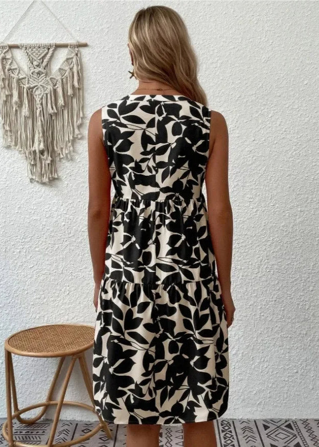 Elsie – Elegante Zomerjurk met V-hals