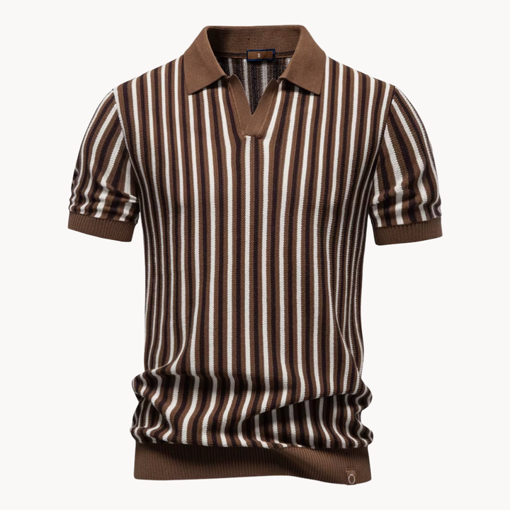 Zalecta | Gestreepte Knit Polo