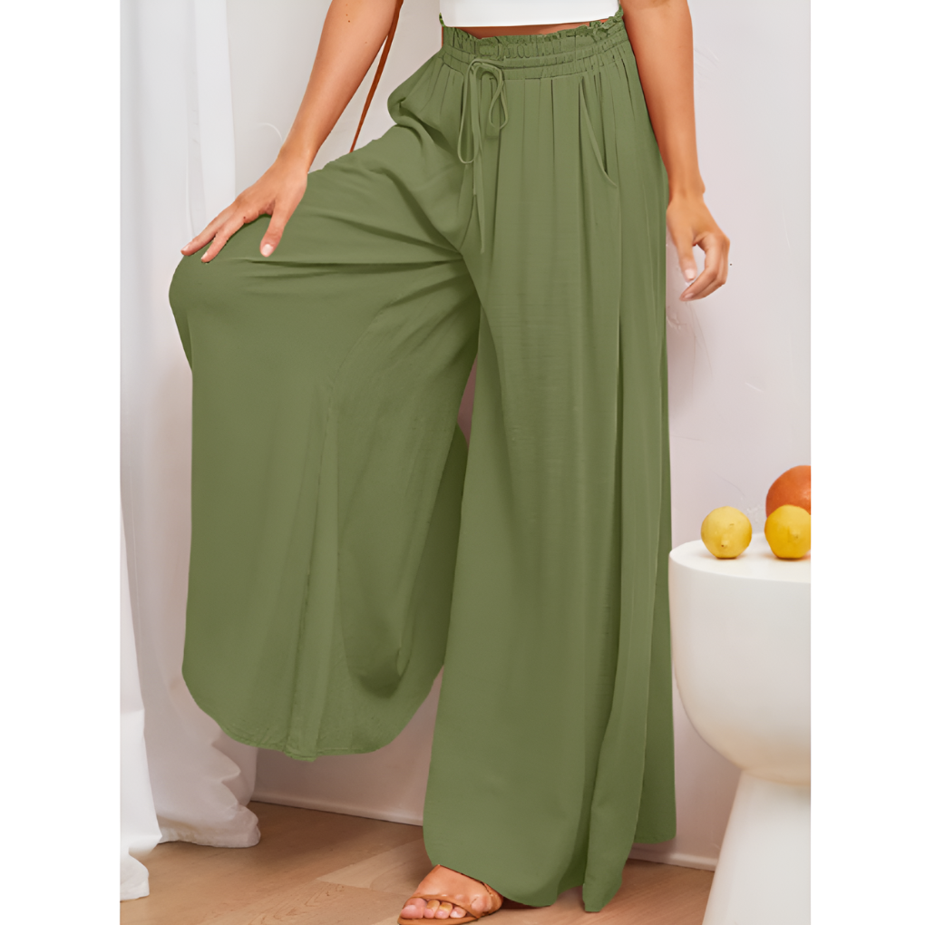 Comfortabel zomerrokbroek met elastische taille