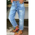 Rechte jeans met lage taille voor Vrouwen