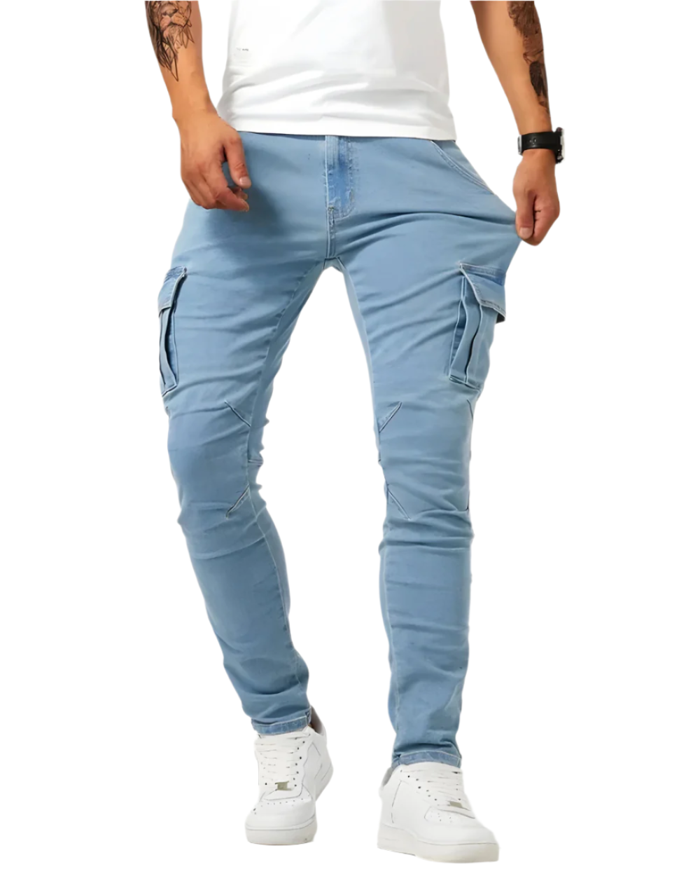 Zalecta™ Cargo Broek Heren - Stretchy Werkbroek met Veel Zakken