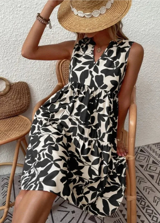 Elsie – Elegante Zomerjurk met V-hals