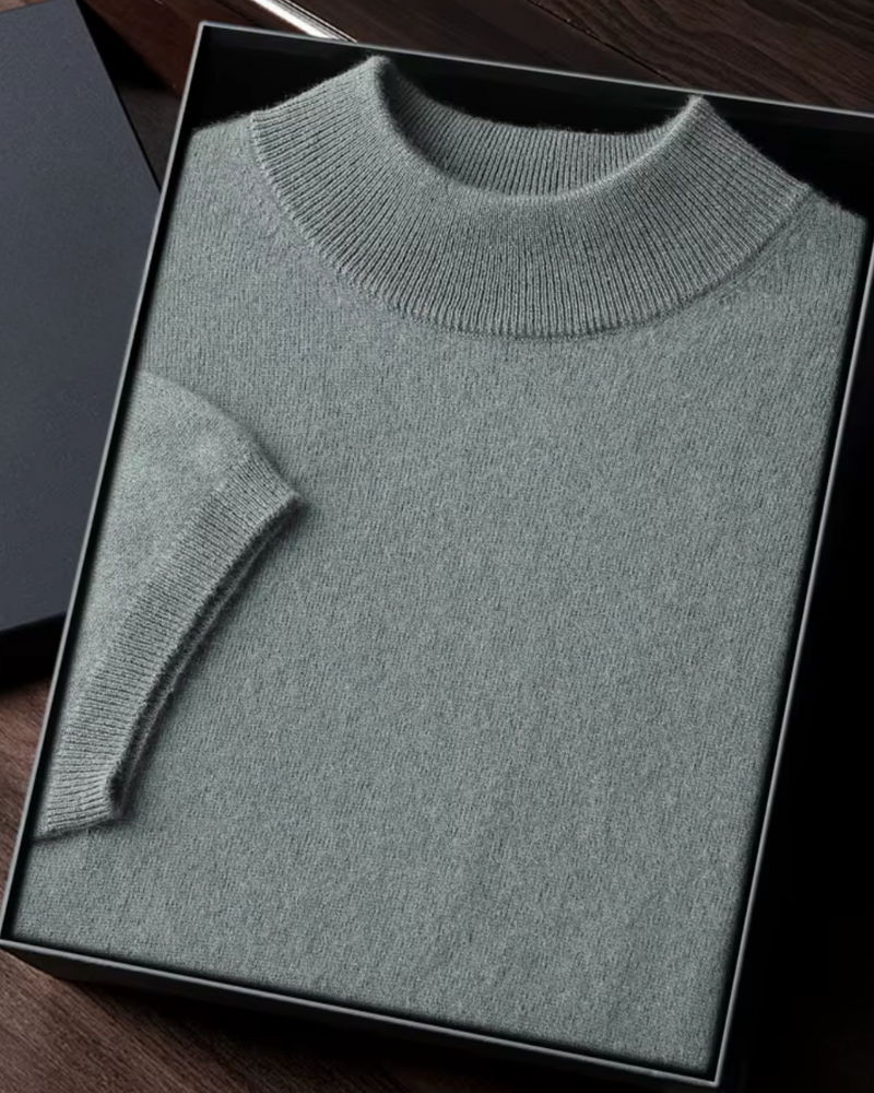 Zalecta | Tijdloze Mock Neck Shirt