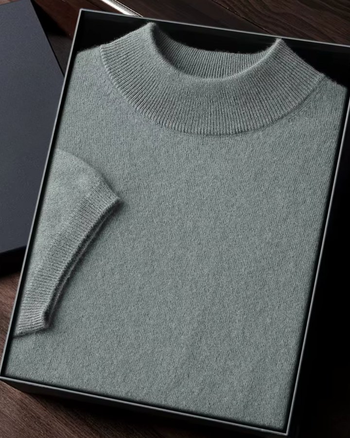 Zalecta | Tijdloze Mock Neck Shirt