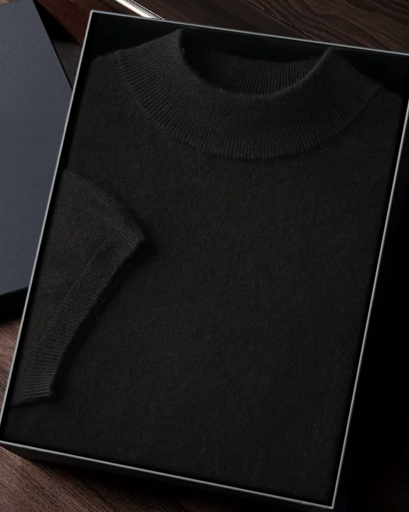 Zalecta | Tijdloze Mock Neck Shirt