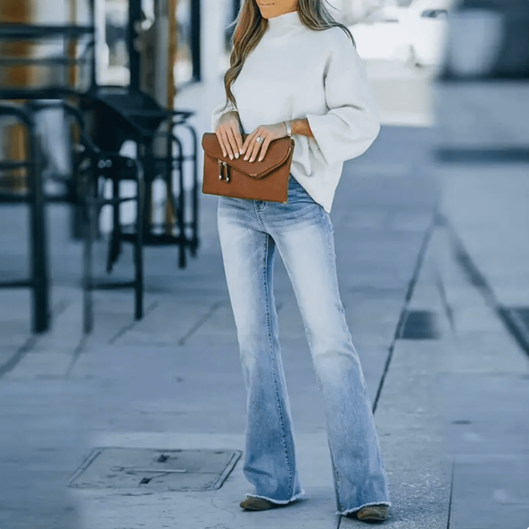 Slim fit Jeans met hoge taille voor vrouwen