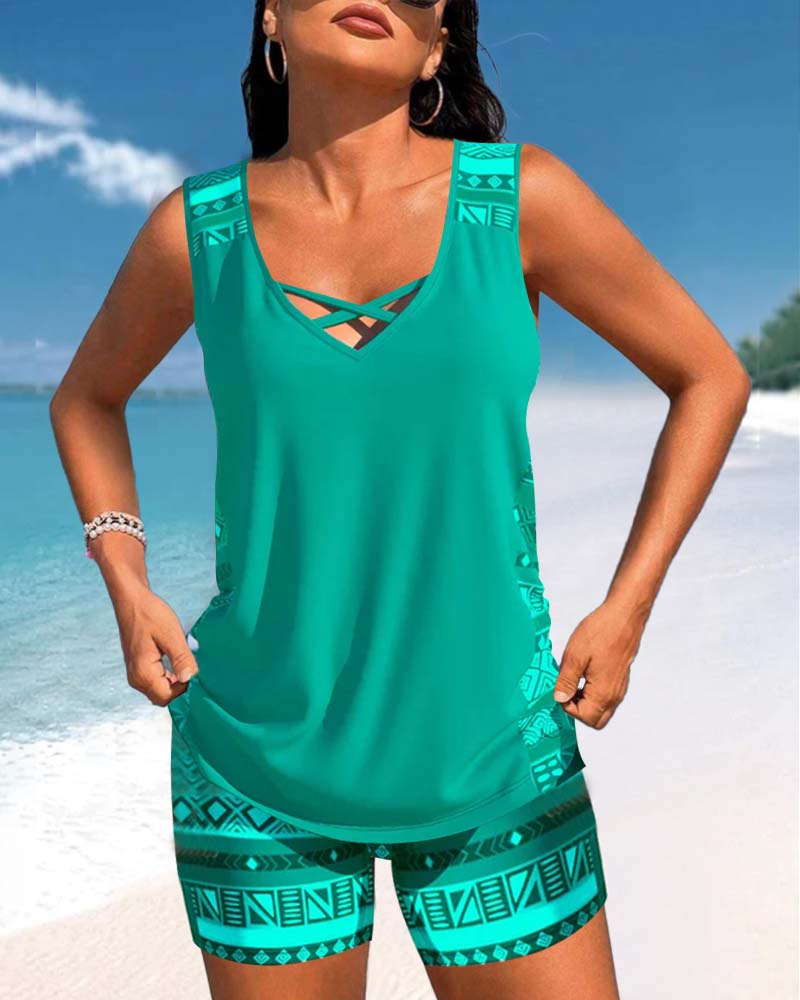Tankini Badpak Dames