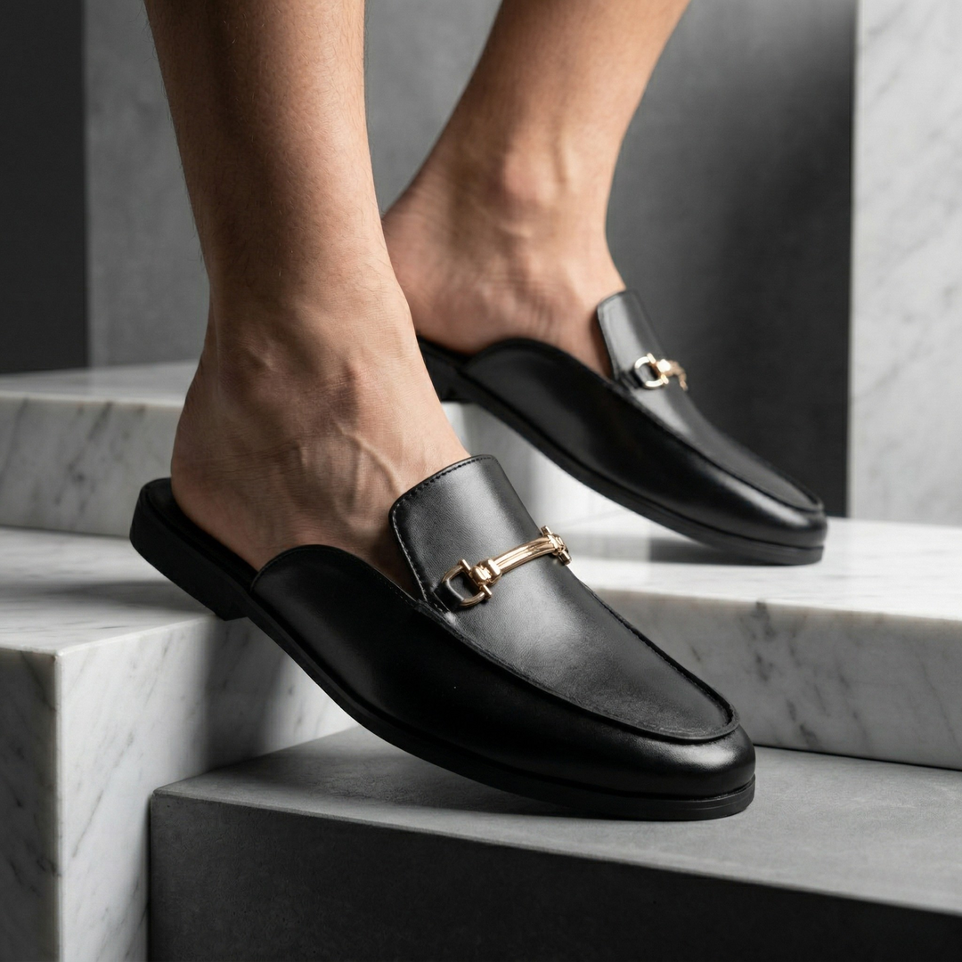 Zalecta | Luxe Leren Mules