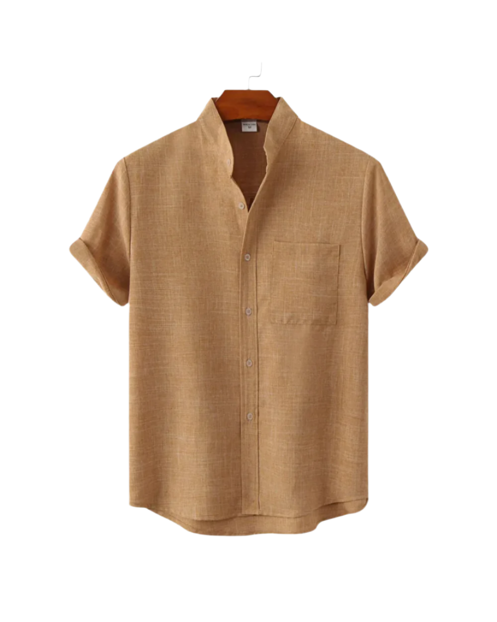 Venice linnen shirt met korte mouwen