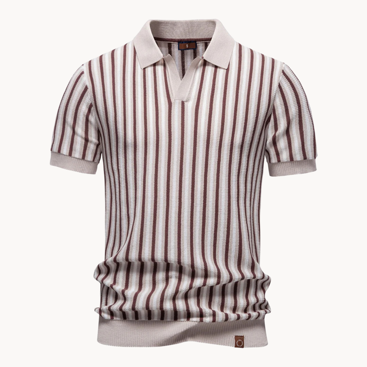Zalecta | Gestreepte Knit Polo