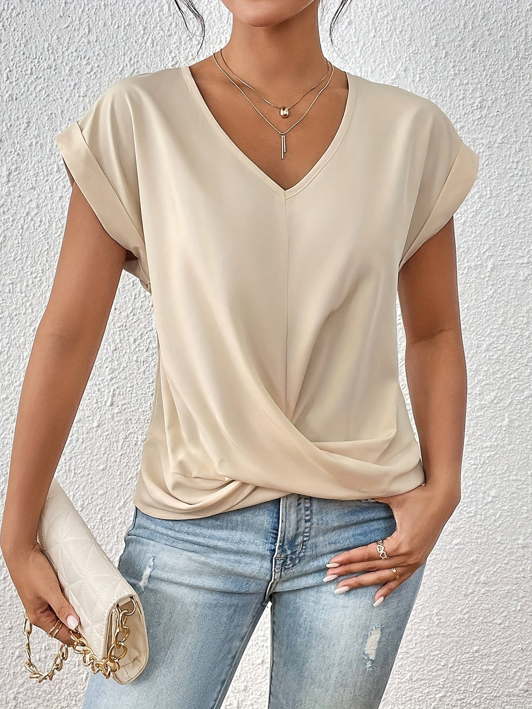 Sander & Sophie® | Comfortabel T-shirt met elegante halslijn