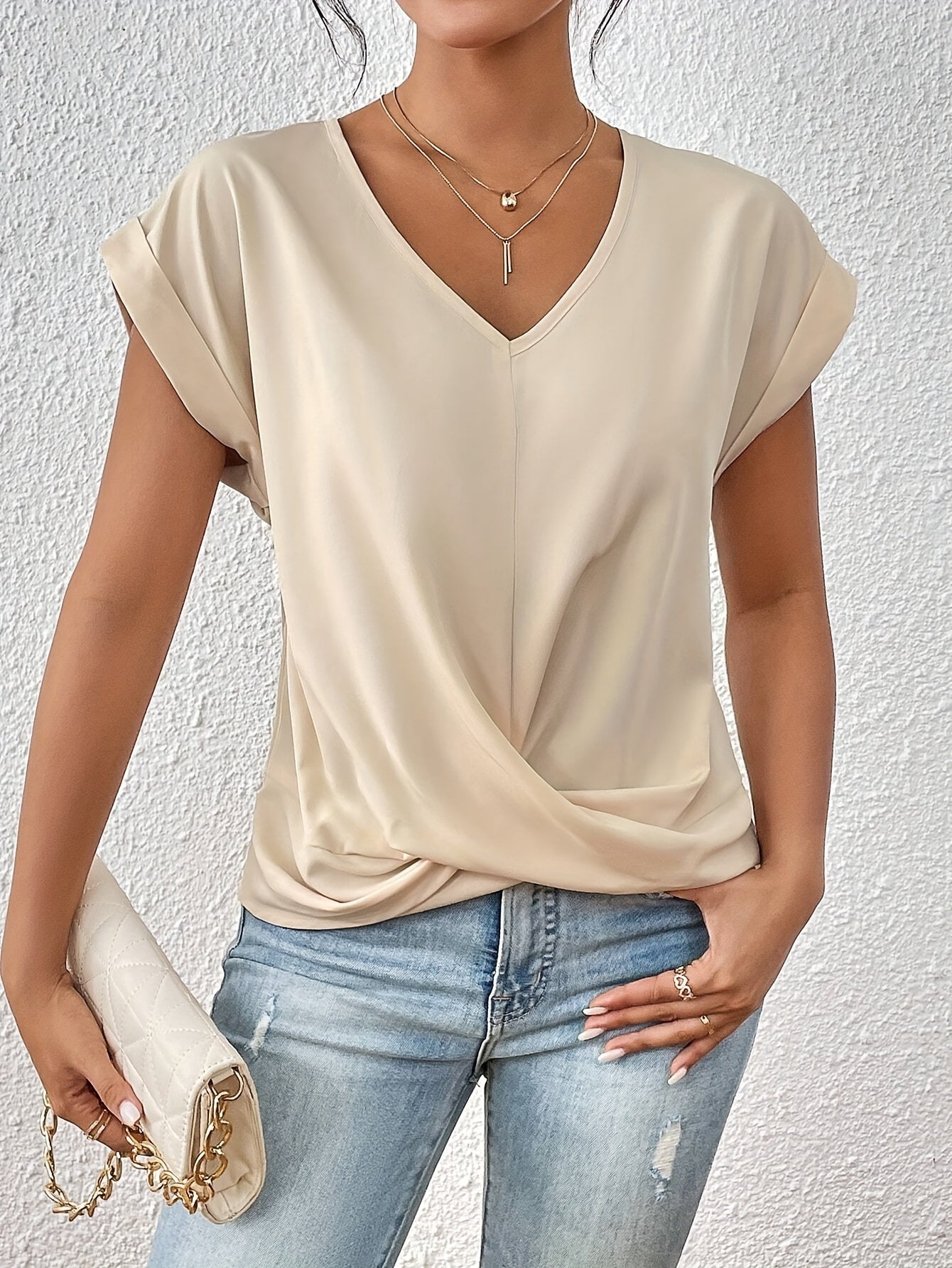 Sander & Sophie® | Comfortabel T-shirt met elegante halslijn