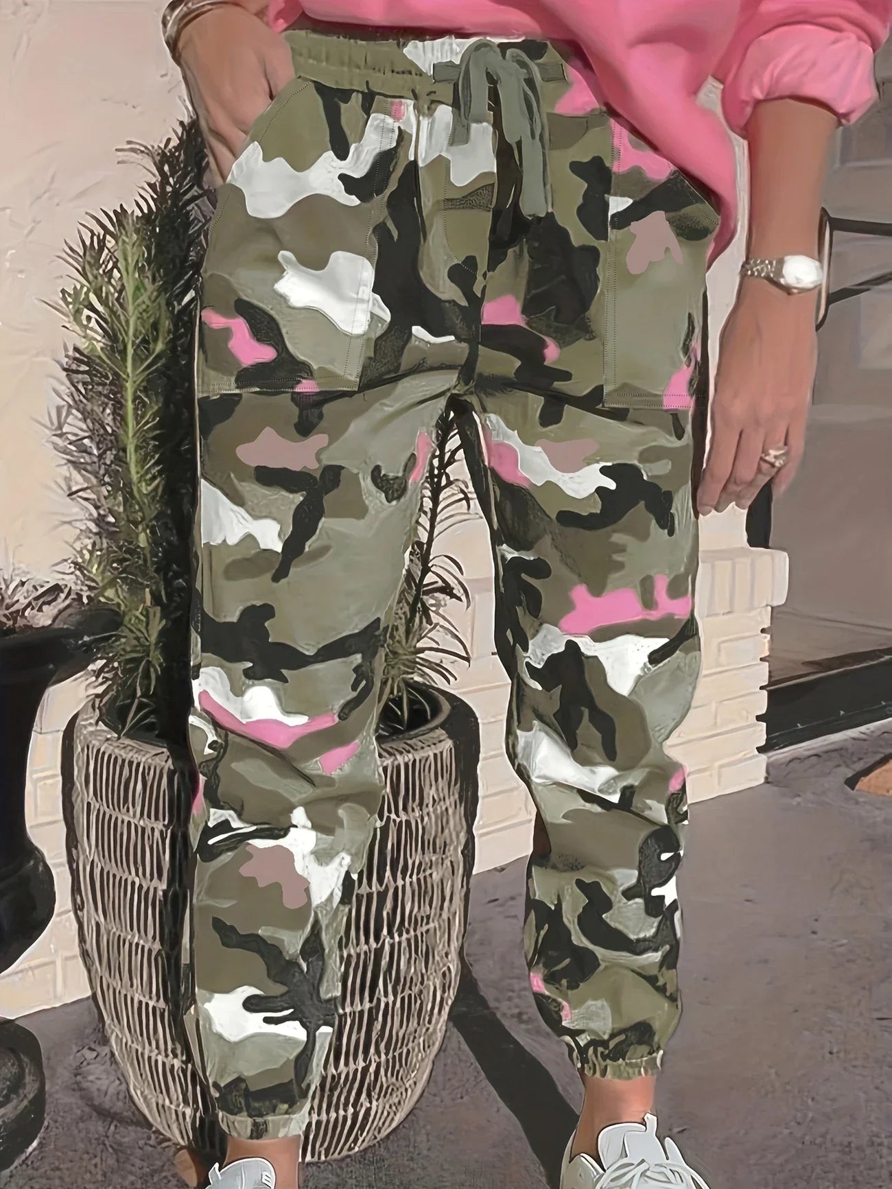 Camouflage broek voor Dames