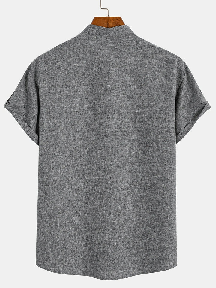 Zalecta | Moderne Polo met Opstaande Kraag
