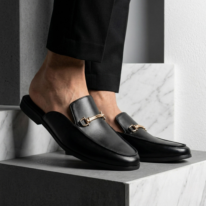 Zalecta | Luxe Leren Mules