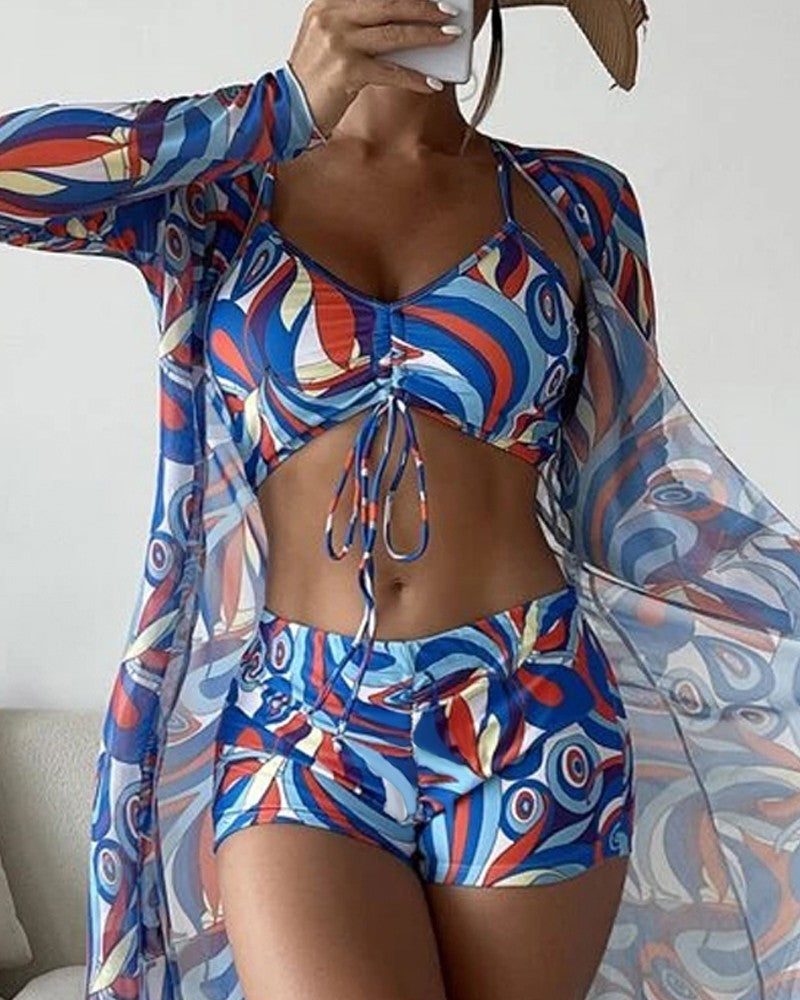Driedelig Luxe Bikini-Set