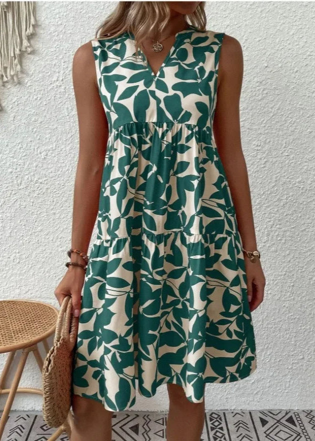 Elsie – Elegante Zomerjurk met V-hals