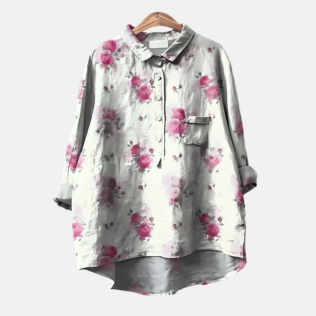 Losse lange blouse voor dames