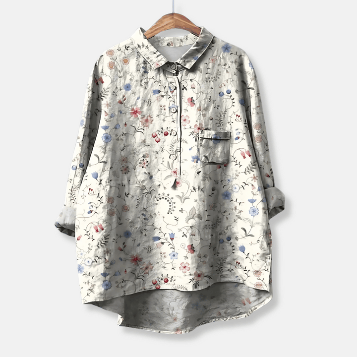 Losse lange blouse voor dames