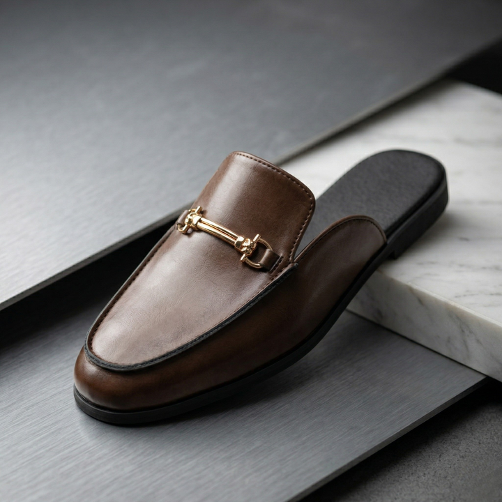 Zalecta | Luxe Leren Mules