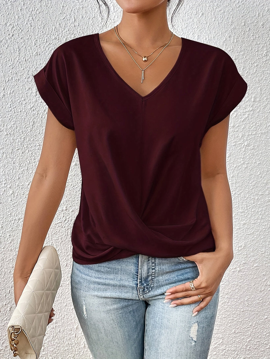 Sander & Sophie® | Comfortabel T-shirt met elegante halslijn
