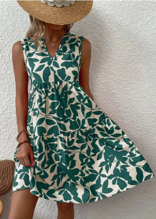 Elsie – Elegante Zomerjurk met V-hals