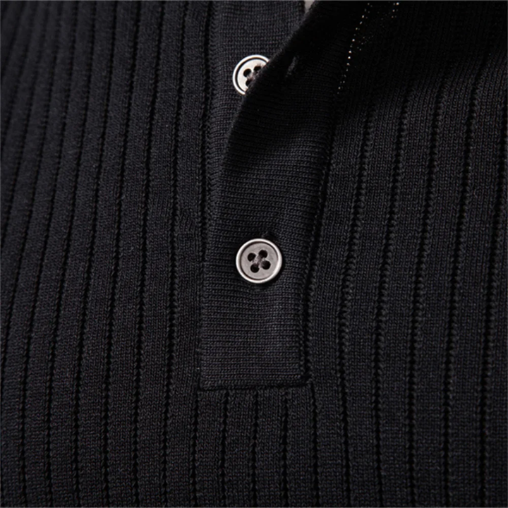 Zalecta | Geribde Henley Shirt