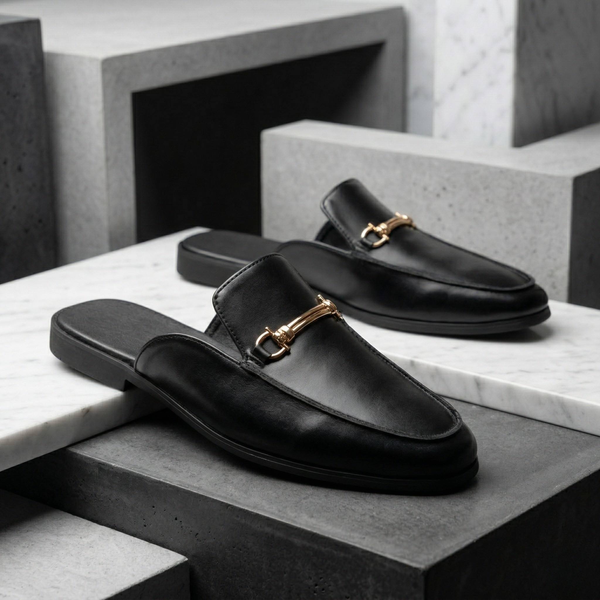 Zalecta | Luxe Leren Mules