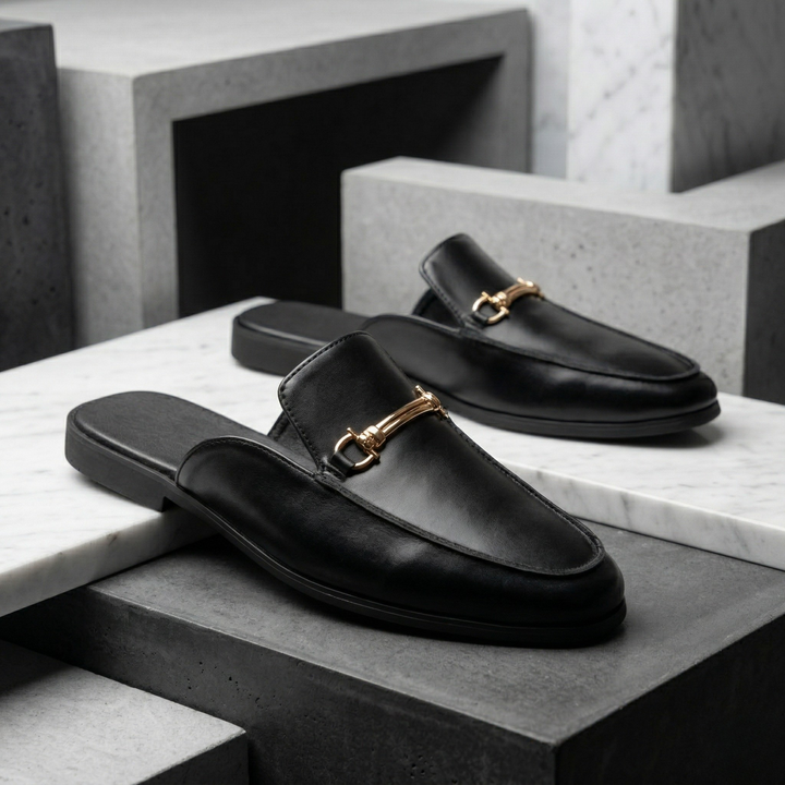 Zalecta | Luxe Leren Mules