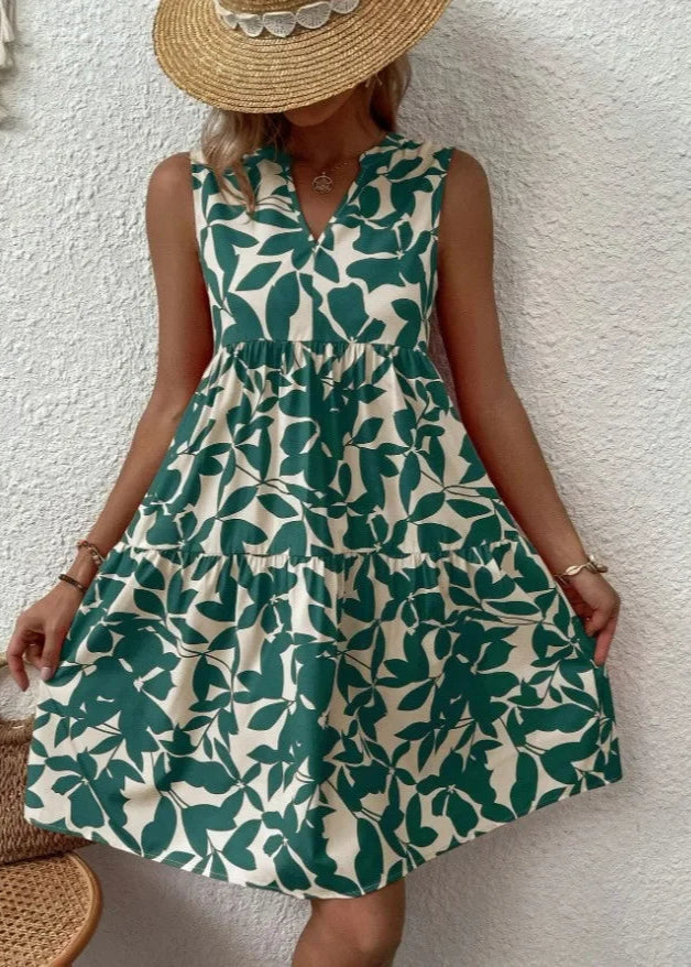 Elsie – Elegante Zomerjurk met V-hals