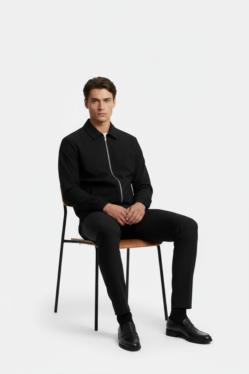 Onyx Black Tech Pants