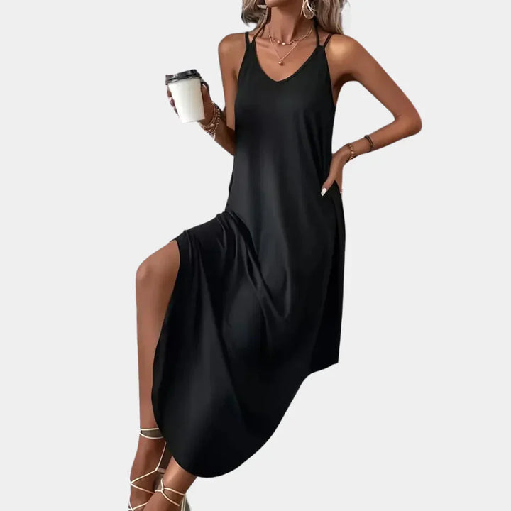 V-hals Cami-jurk Dames