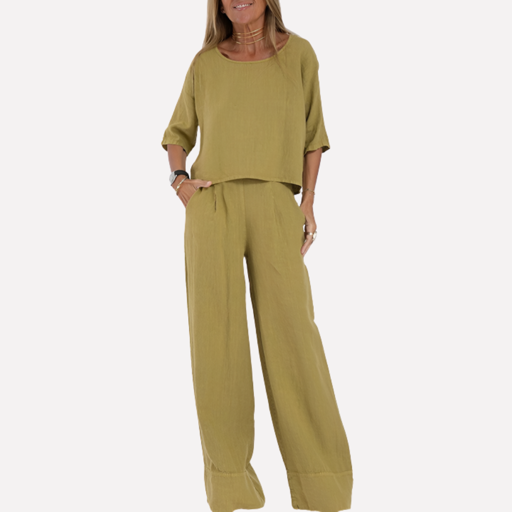 Dames Relaxed Fit Twee-delig Set