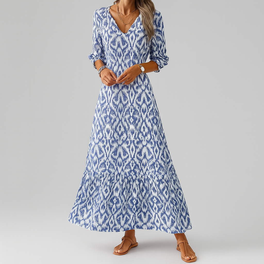 Relaxed Fit Maxi-jurk voor dames