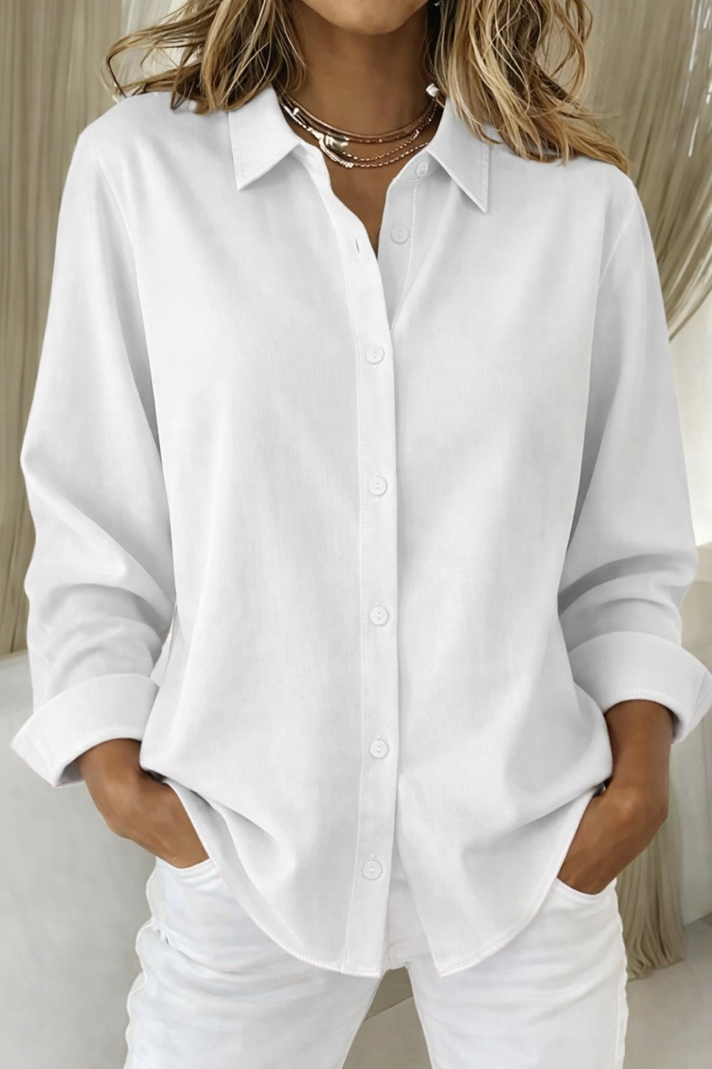 Sophie™ | Elegante Knopen Blouse