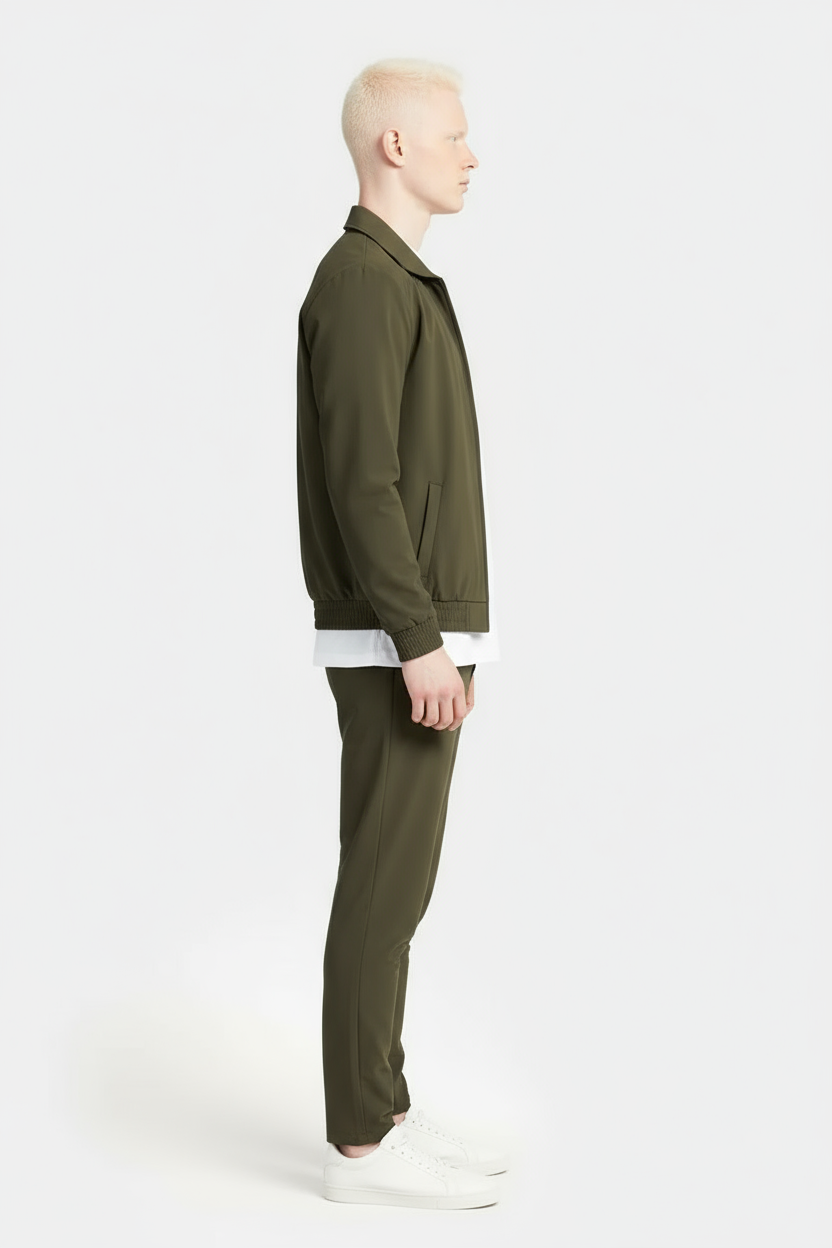 Dark Green Tech Suit