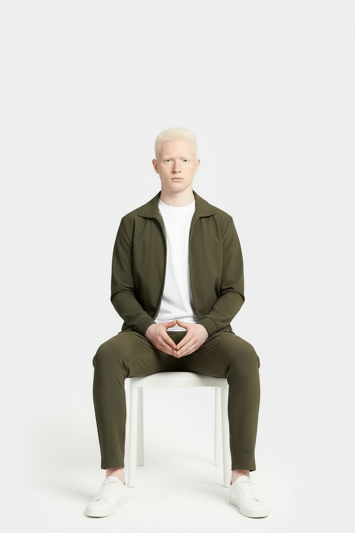 Dark Green Tech Pants
