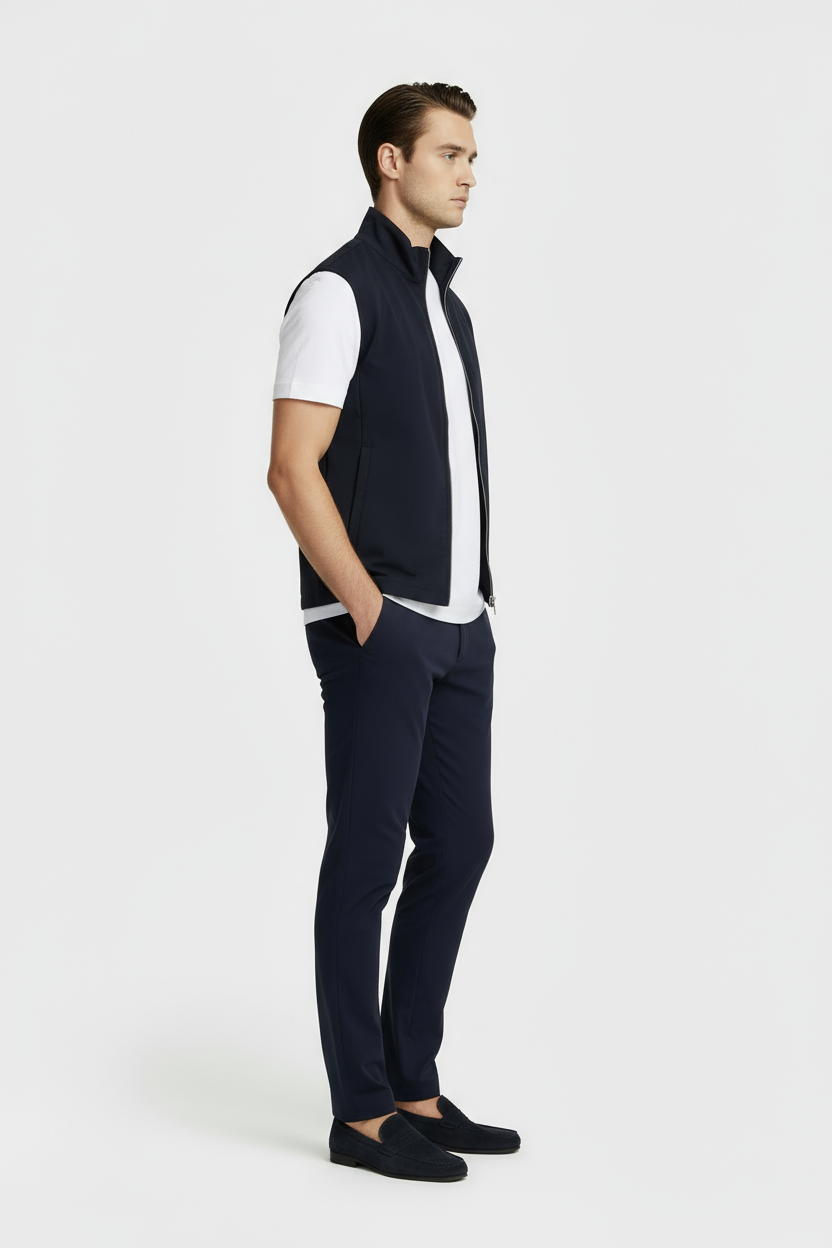Donkerblauw Tech Gilet