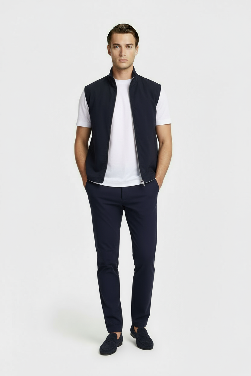 Donkerblauw Tech Gilet