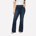 Vrouwen Hoge Taille Rechtemodel Jeans – Casual Gekort Stijl