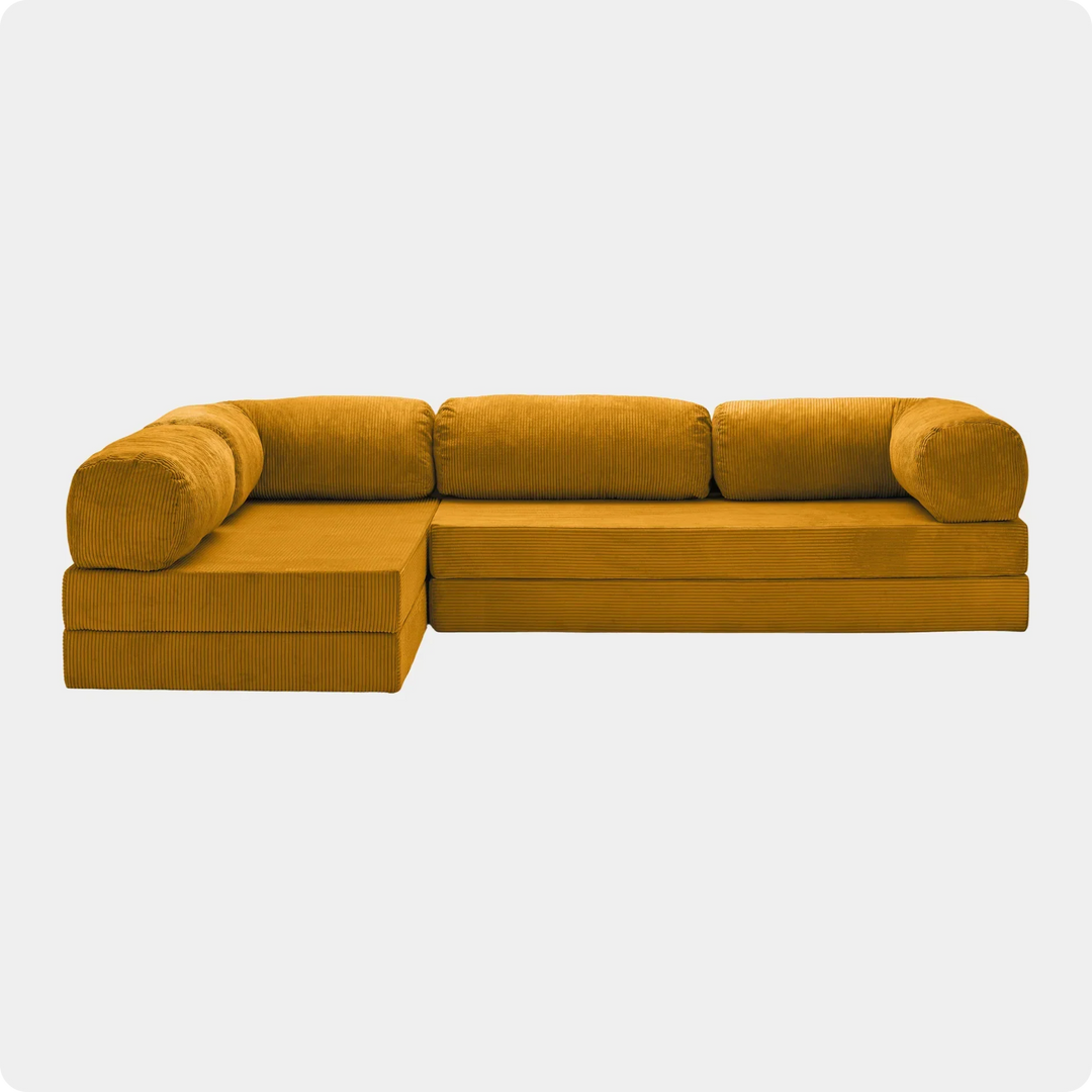 Soft Living | Sofa Corner Open - Mustard