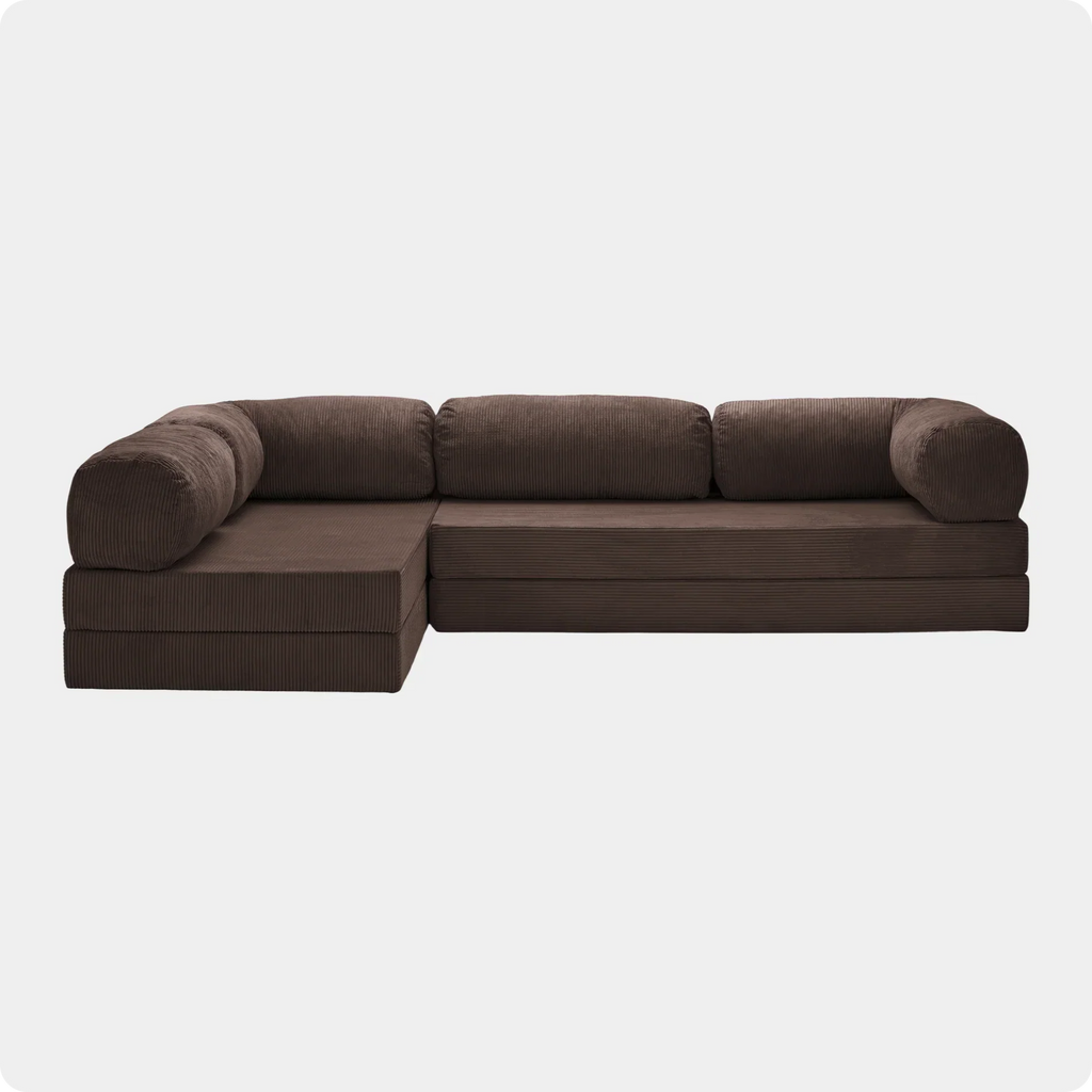 Soft Living | Sofa Corner Open - Brown