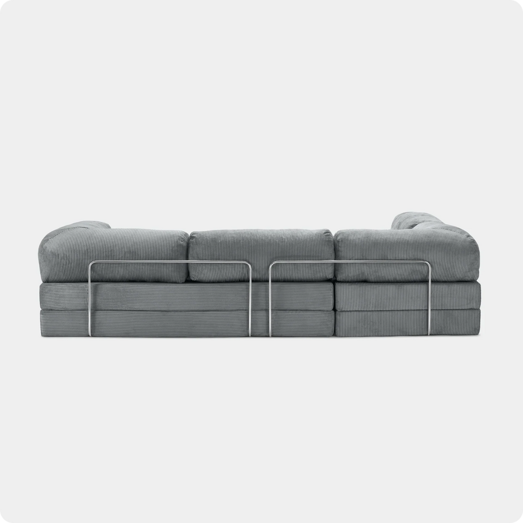 Soft Living | Sofa Corner Open - Charcoal