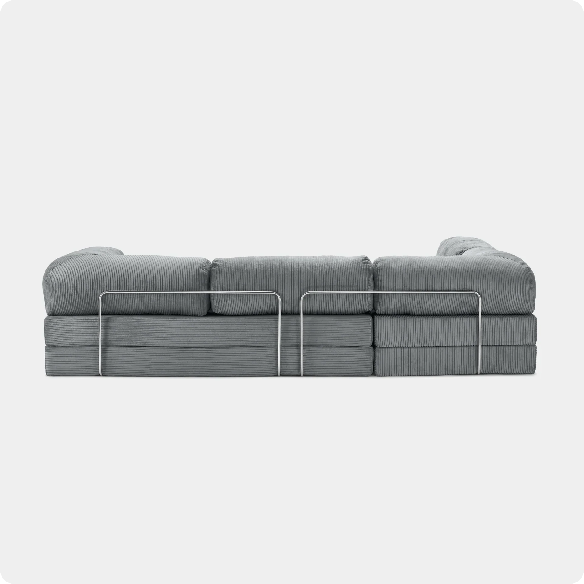 Soft Living | Sofa Corner Open - Charcoal